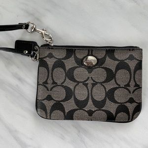 Coach Monogram Wristlet